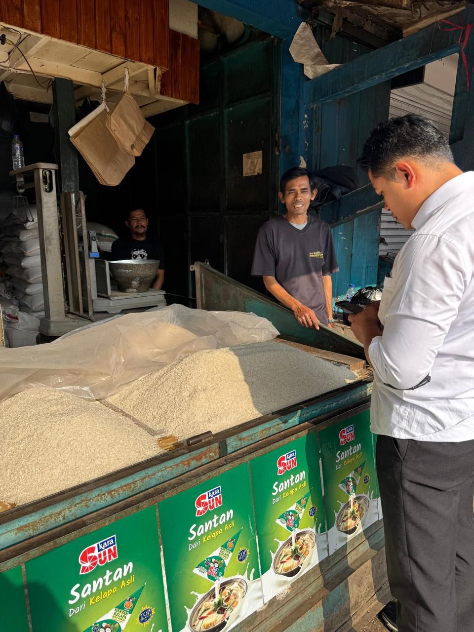 Satgas Pangan Polres Garut Pastikan Harga Beras Stabil, Tak Ada Penimbunan di Pasar Tradisional