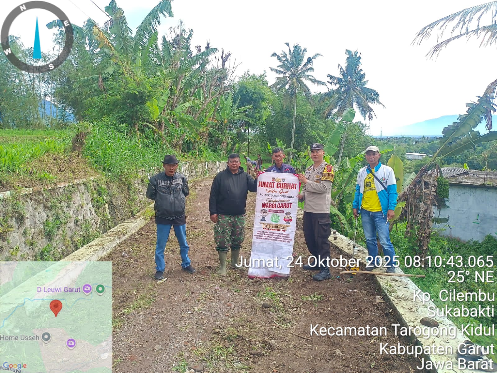 Menembus Batas Formalitas: Polsek Tarogong Kidul Hadir di Tengah Warga Lewat Jumat Curhat dan Gotong Royong