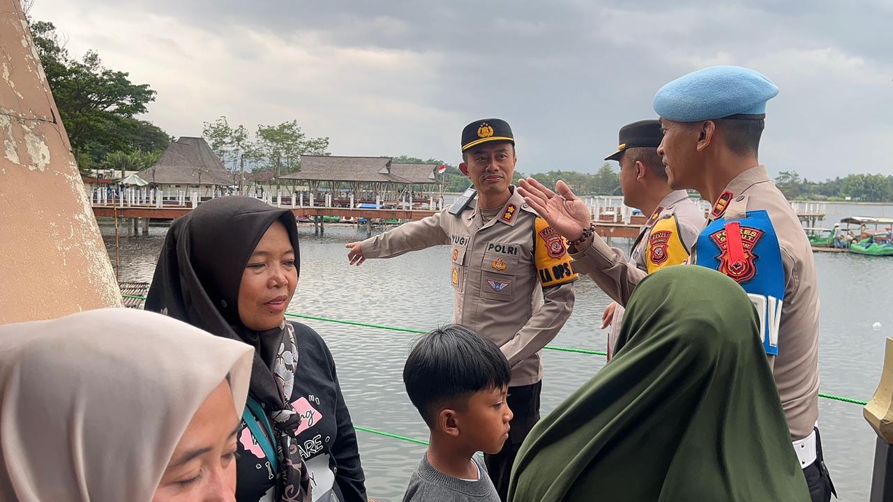 Kapolres Garut Turun Langsung Pantau Objek Wisata Situ Bagendit, Pastikan Keamanan dan Kenyamanan Wisatawan