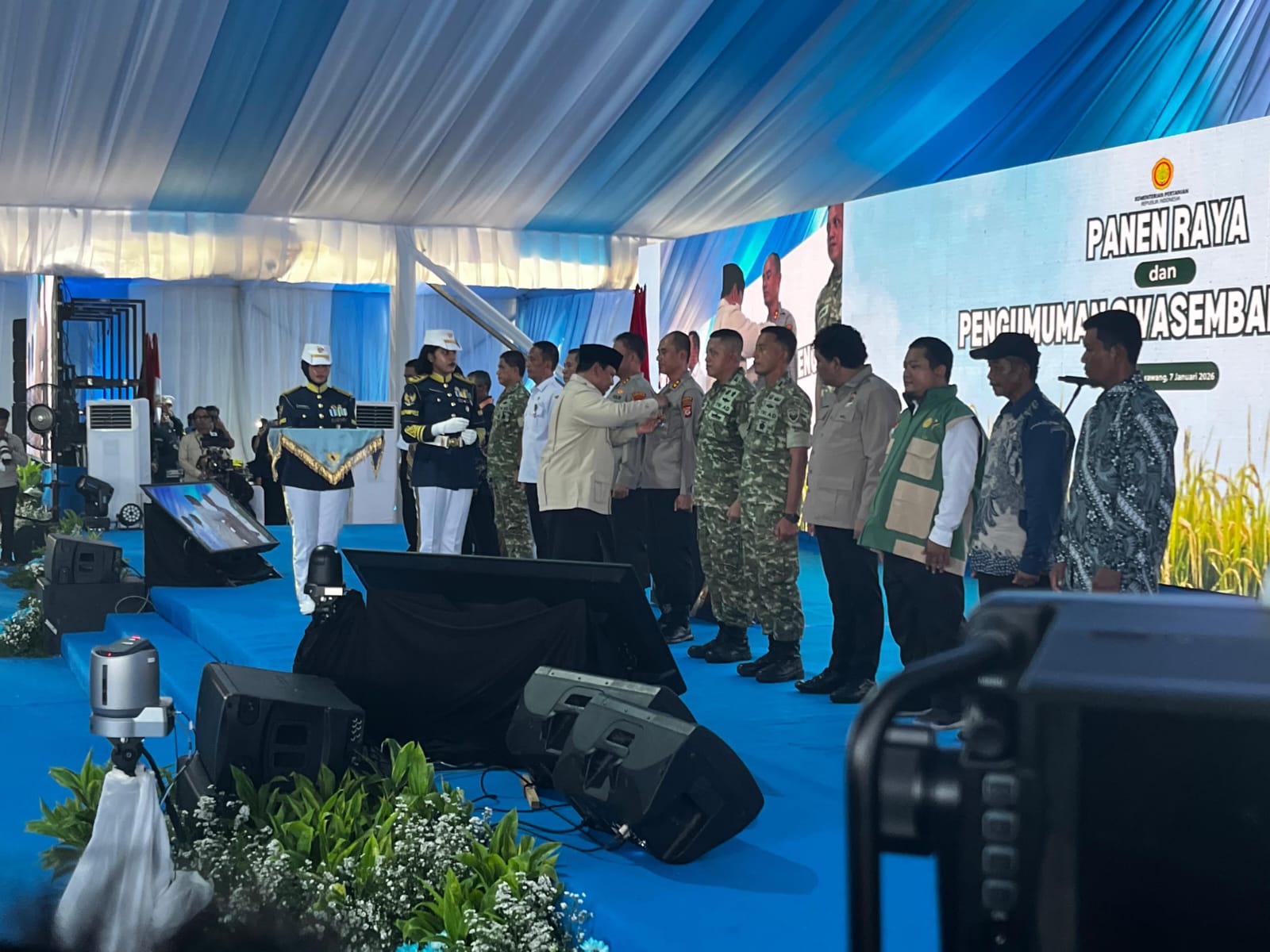 Kapolres Garut Raih Penghargaan dari Presiden RI atas Dukungan Swasembada Pangan 2025