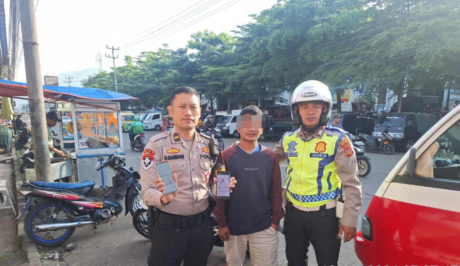 Gerak Cepat Polisi, Ponsel Warga yang Tertinggal di Angkot Berhasil Ditemukan di Pasar Wanaraja