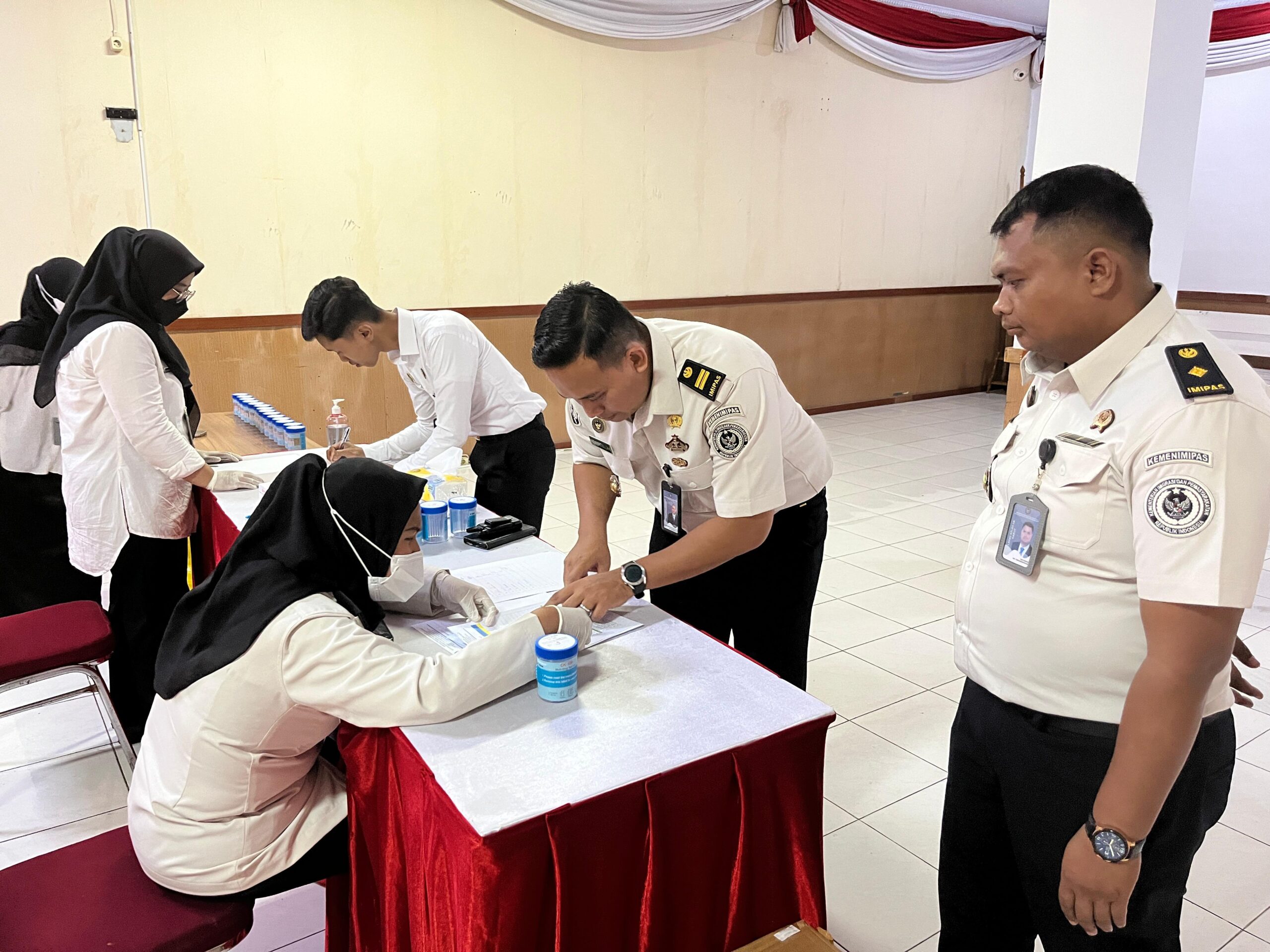 Tes Urine Massal Perkuat Komitmen Lapas Kelas IIA Garut Wujudkan Zona Bersih Narkoba