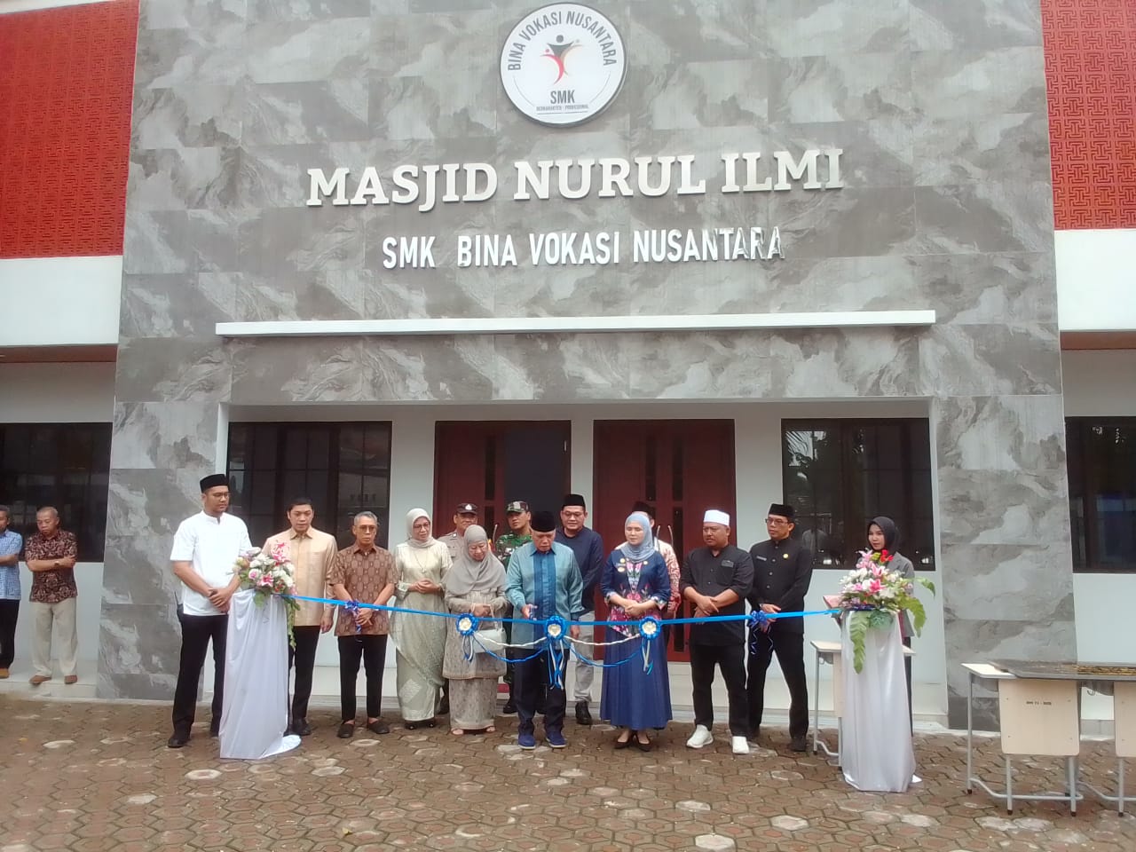 ‎Masjid Nurul Ilmi Diresmikan di SMK Bina Vokasi Nusantara, Hatta Rajasa Dorong Pendidikan Berbasis Iman dan Ilmu