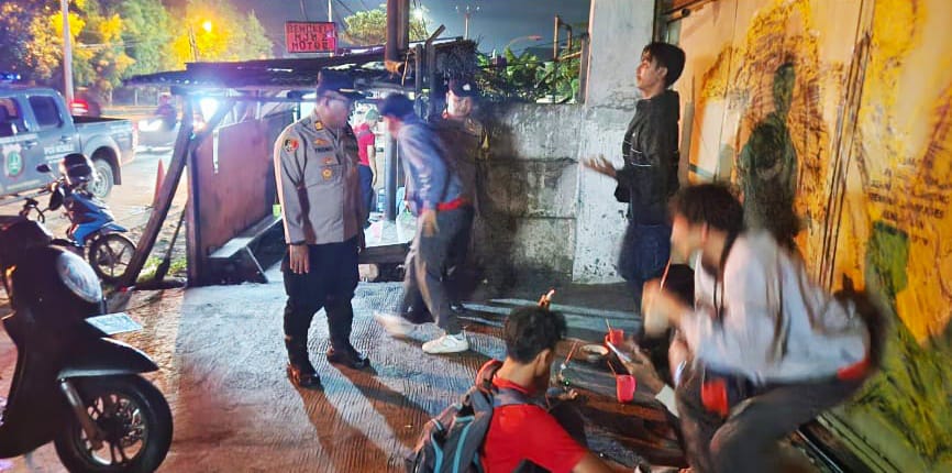 Polsek Kedung Waringin Gelar Patroli Blue Light Antisipasi Balap Liar dan Tawuran