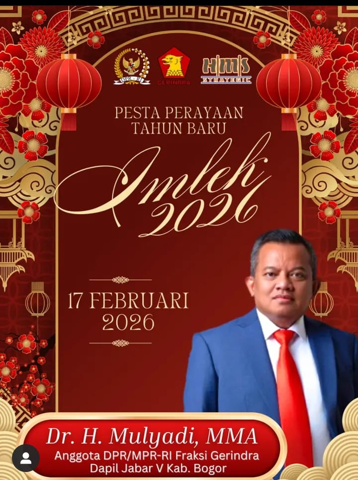 Pesta Perayaan Tahun Baru Imlek 2026, Dr. H. Mulyadi Ajak Masyarakat Perkuat Persatuan dan Toleransi