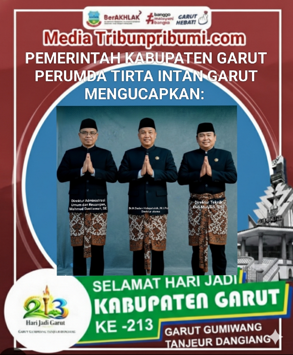 PEMERINTAH KABUPATEN GARUT PERUMDA TIRTA INTAN GARUT MENGUCAPKAN: